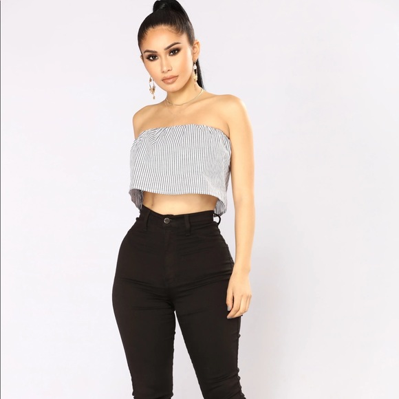 Fashion Nova Abella Tube Top - Picture 2 of 12